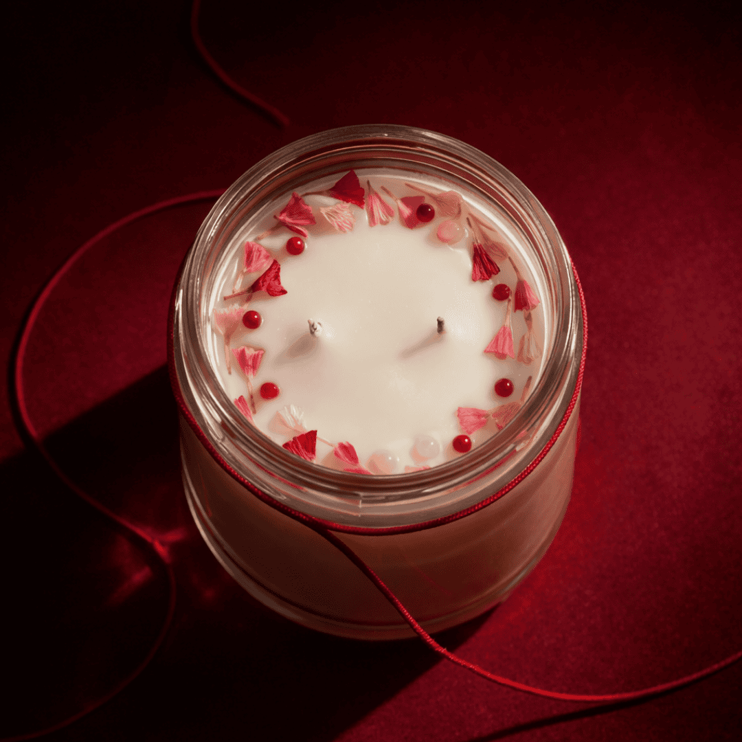 Vela Ritual: Hilo Rojo del Destino | Amor y las Almas Destinadas – 240 g