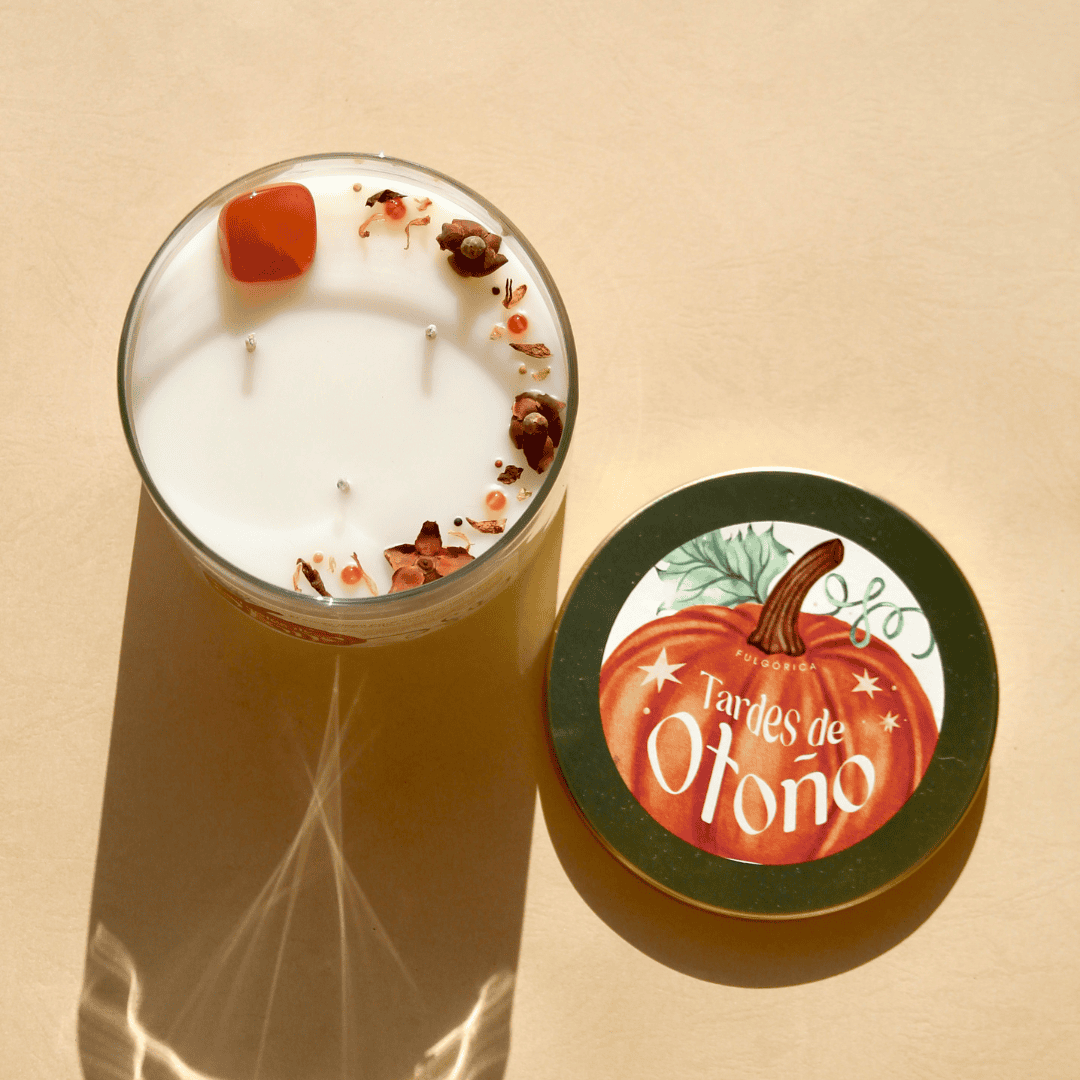 Vela HOME aromática de soya “Tardes de Otoño” – Pumpkin Spice 411 g (Copia)