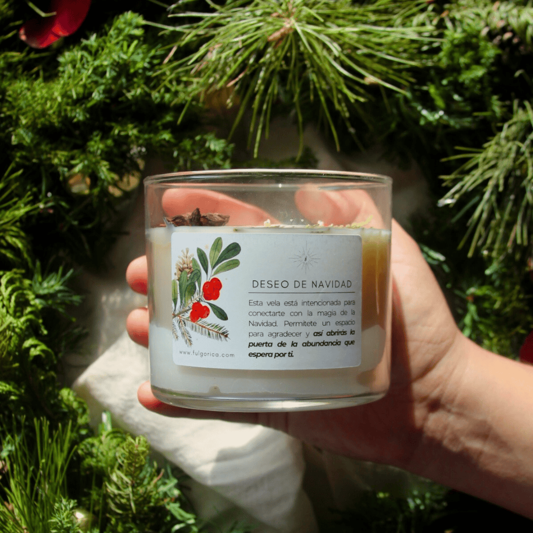 Vela HOME Deseo de Navidad - aroma a galleta de jengibre 411 g