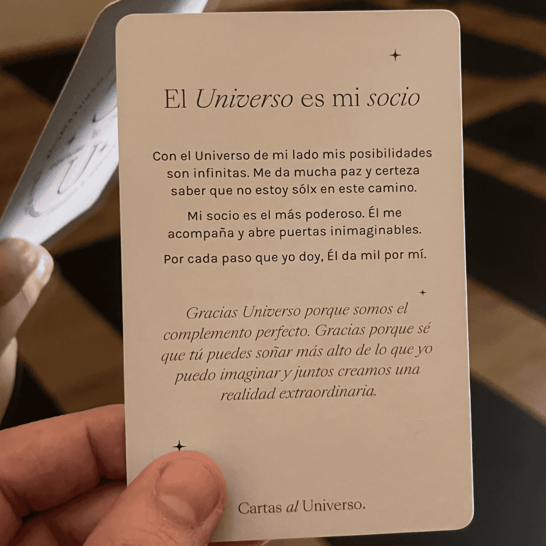 CARTAS AL UNIVERSO - Mensajes que el Universo tiene para ti