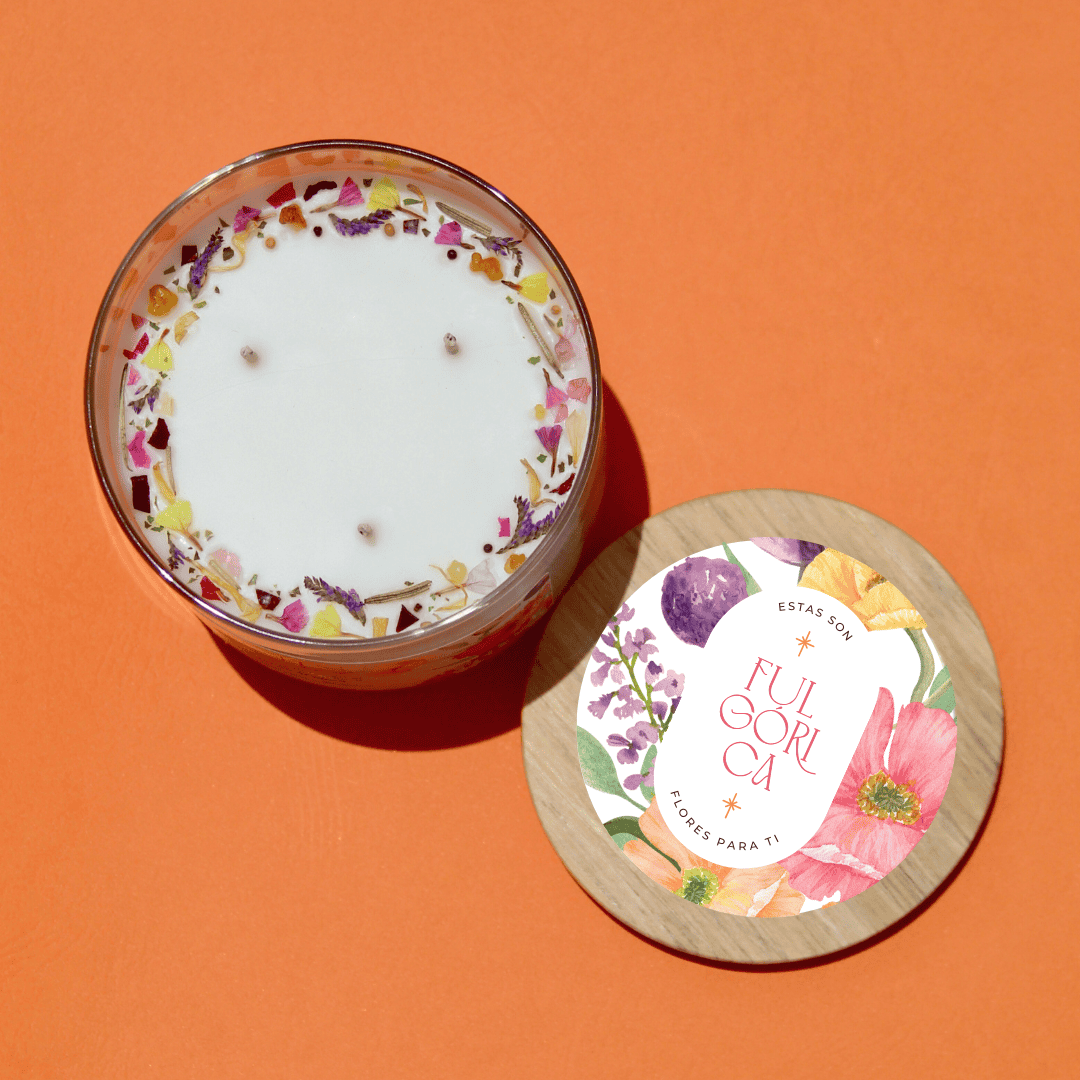 Vela aromática HOME regalo del Día de las Madres - Flores para ti 411g