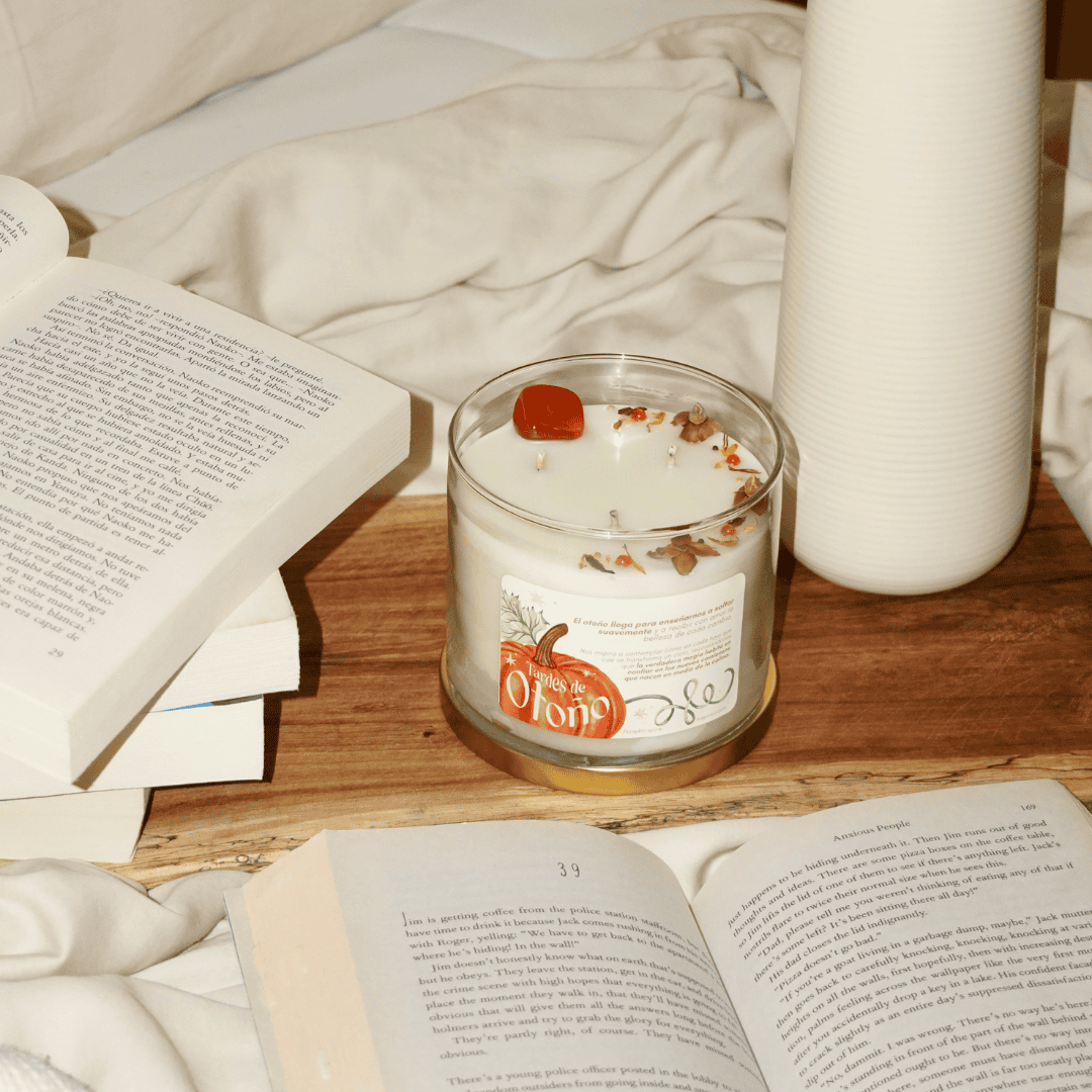 Vela HOME aromática de soya “Tardes de Otoño” – Pumpkin Spice 411 g (Copia)