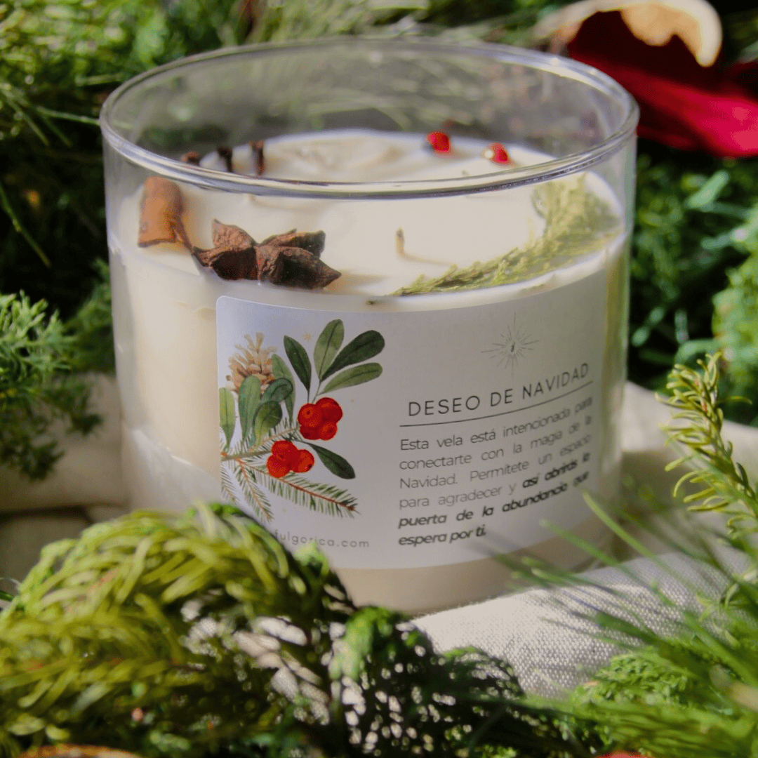 Vela HOME Deseo de Navidad - aroma a galleta de jengibre 411 g