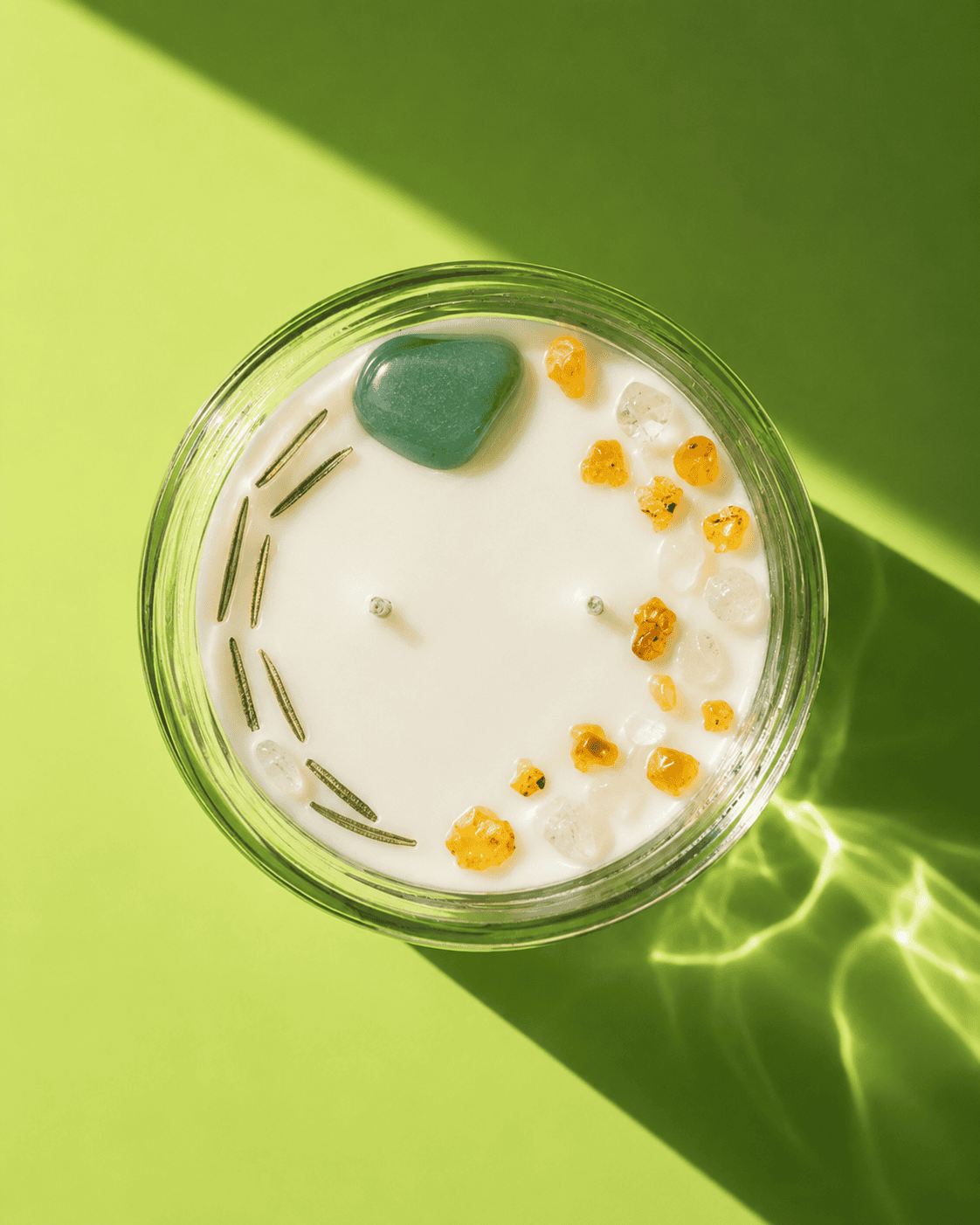 Vela de soya Luna Creciente aroma a romero y orquídea 240 g