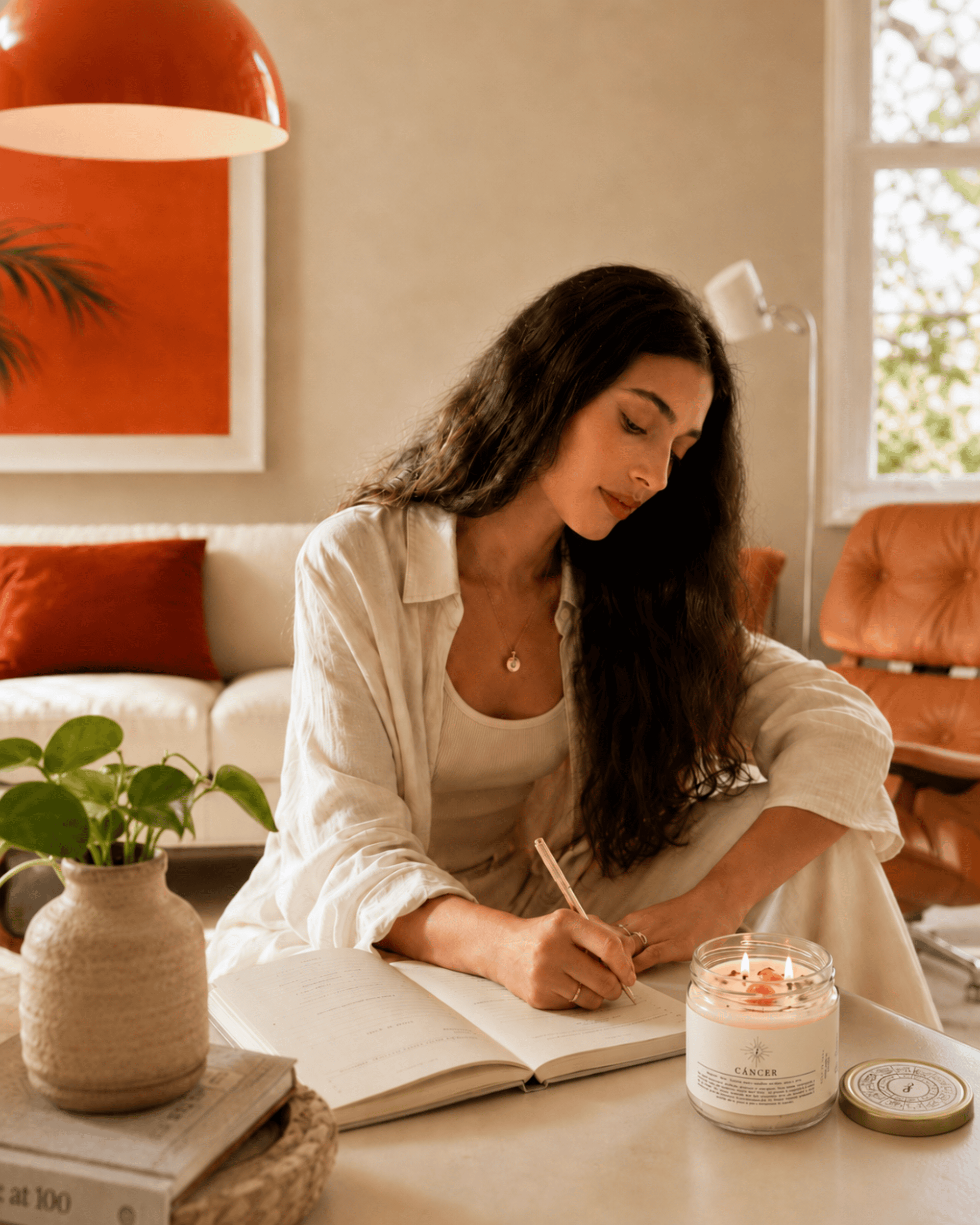 Vela aromática de soya Cáncer 240 g