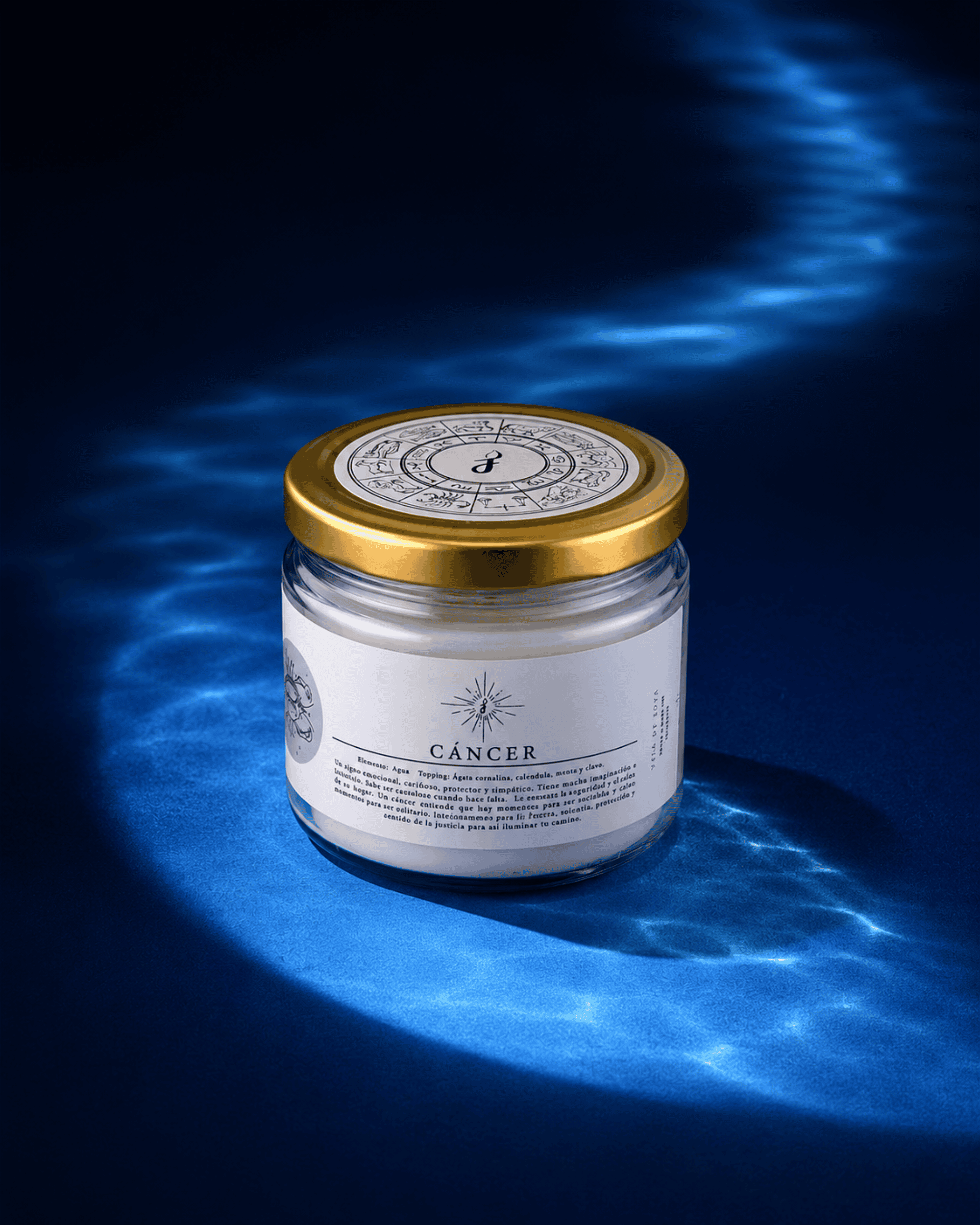 Vela aromática de soya Cáncer 240 g