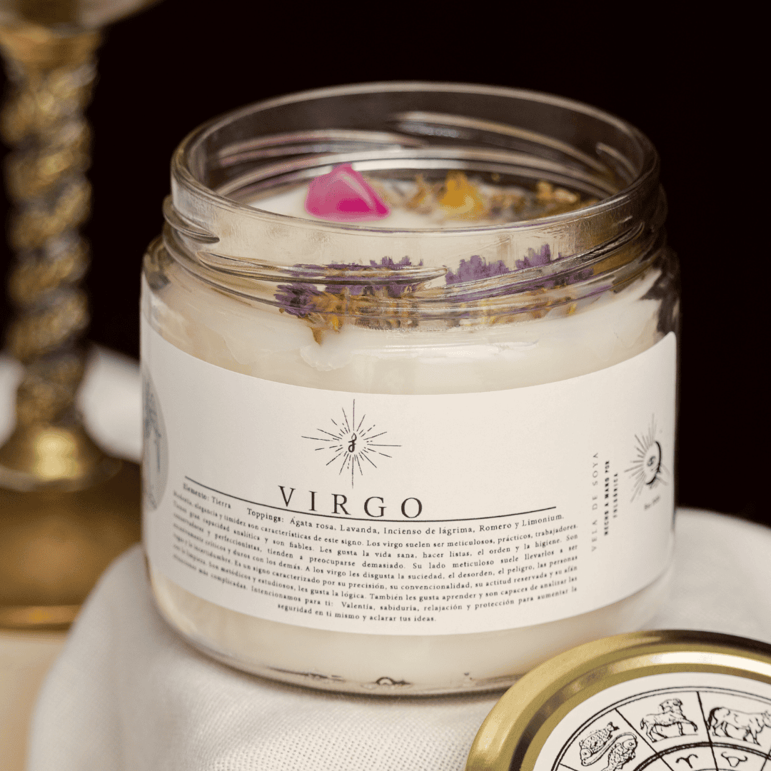Vela aromática de soya Virgo 240 g