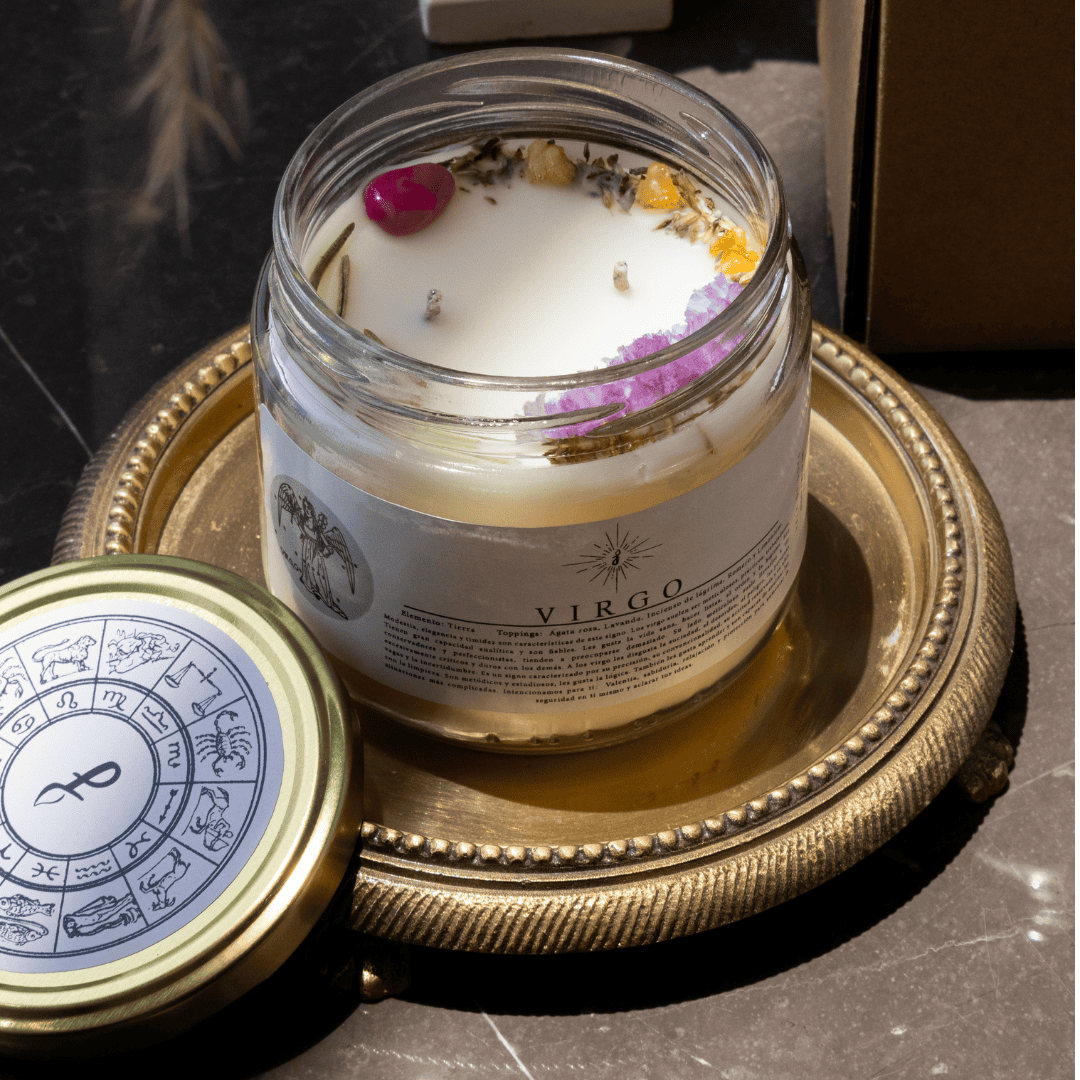 Vela aromática de soya Virgo 240 g