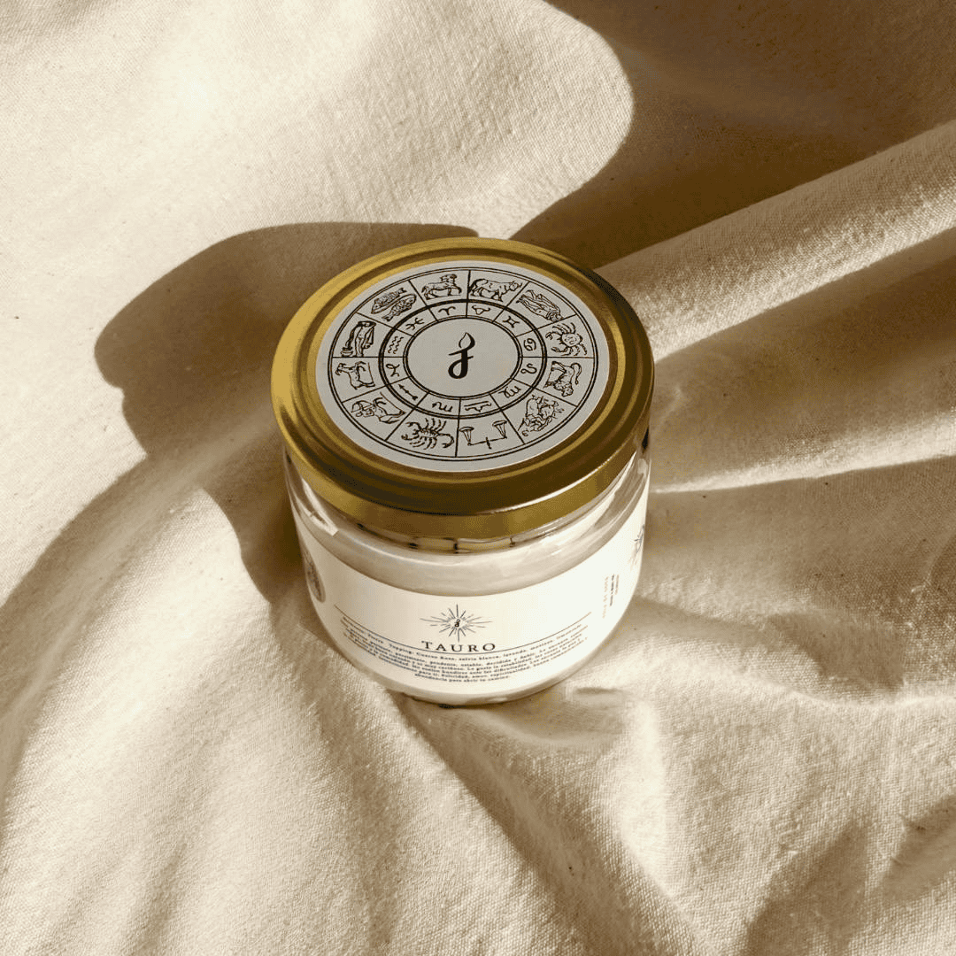 Vela aromática de soya Tauro 240 g