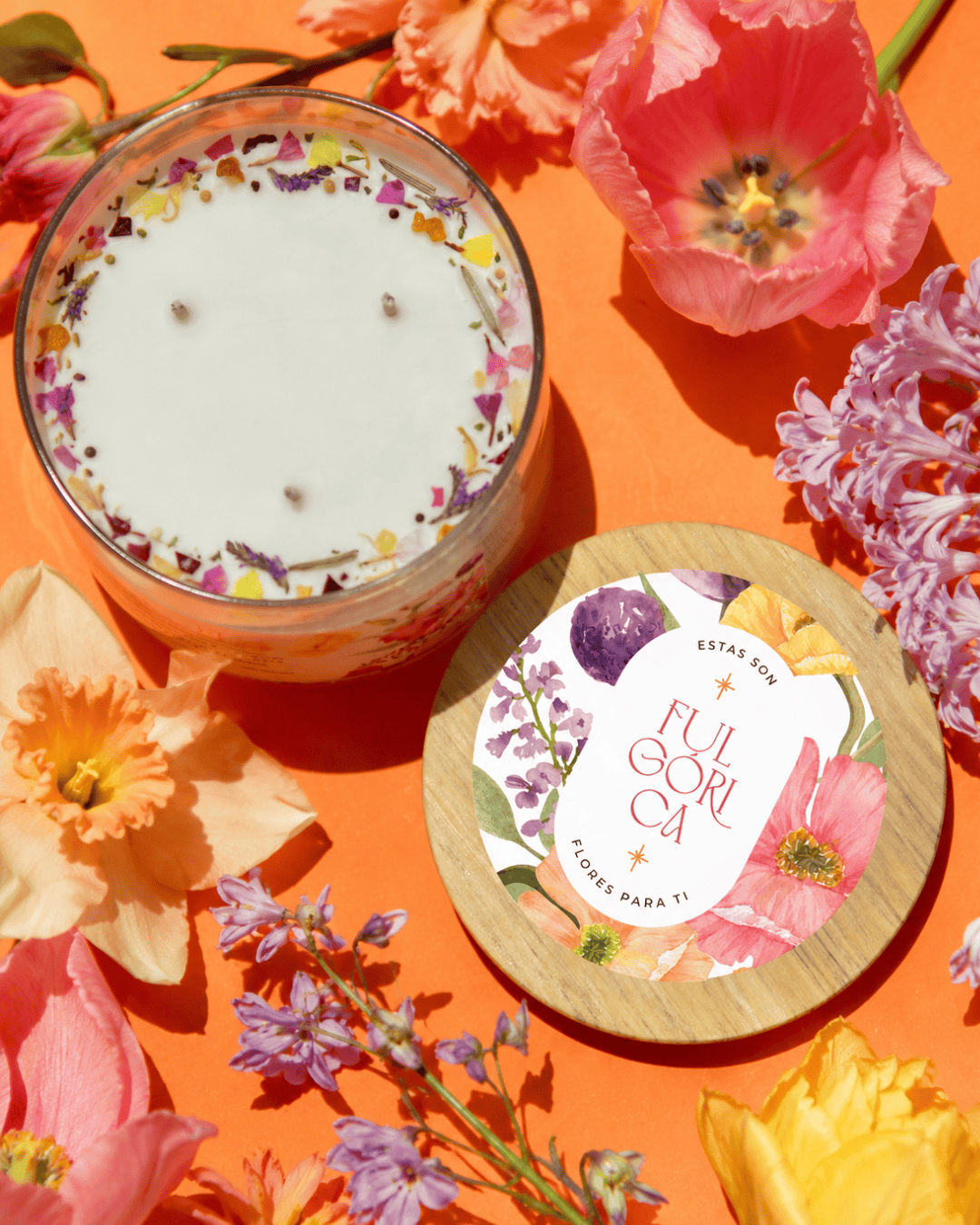 Vela aromática HOME regalo del Día de las Madres - Flores para ti 411g