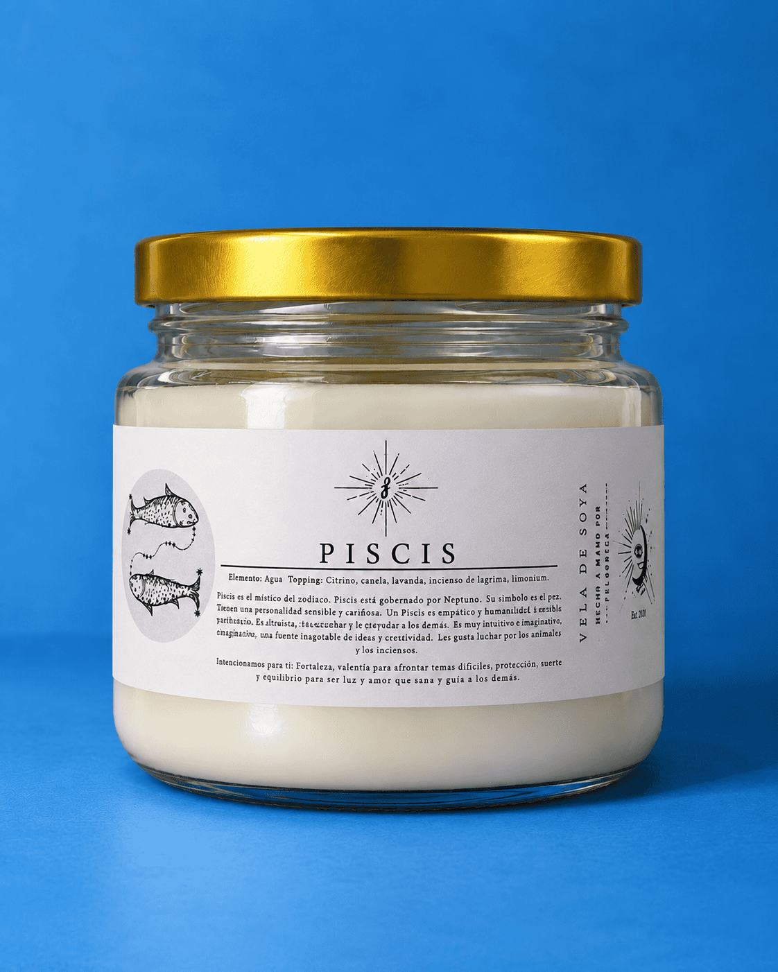 Vela Zodiacal Piscis 240 g