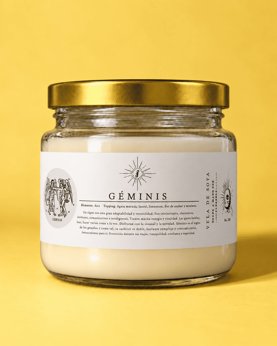Vela Zodiacal Géminis 240 g