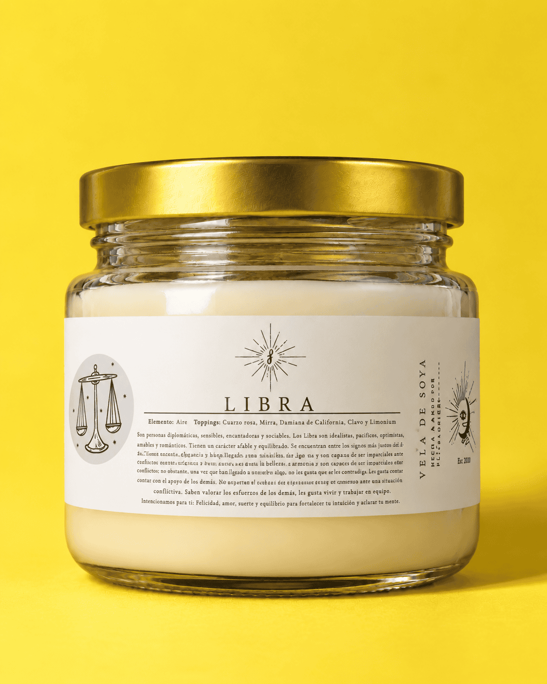 Vela Zodiacal Libra 240 g
