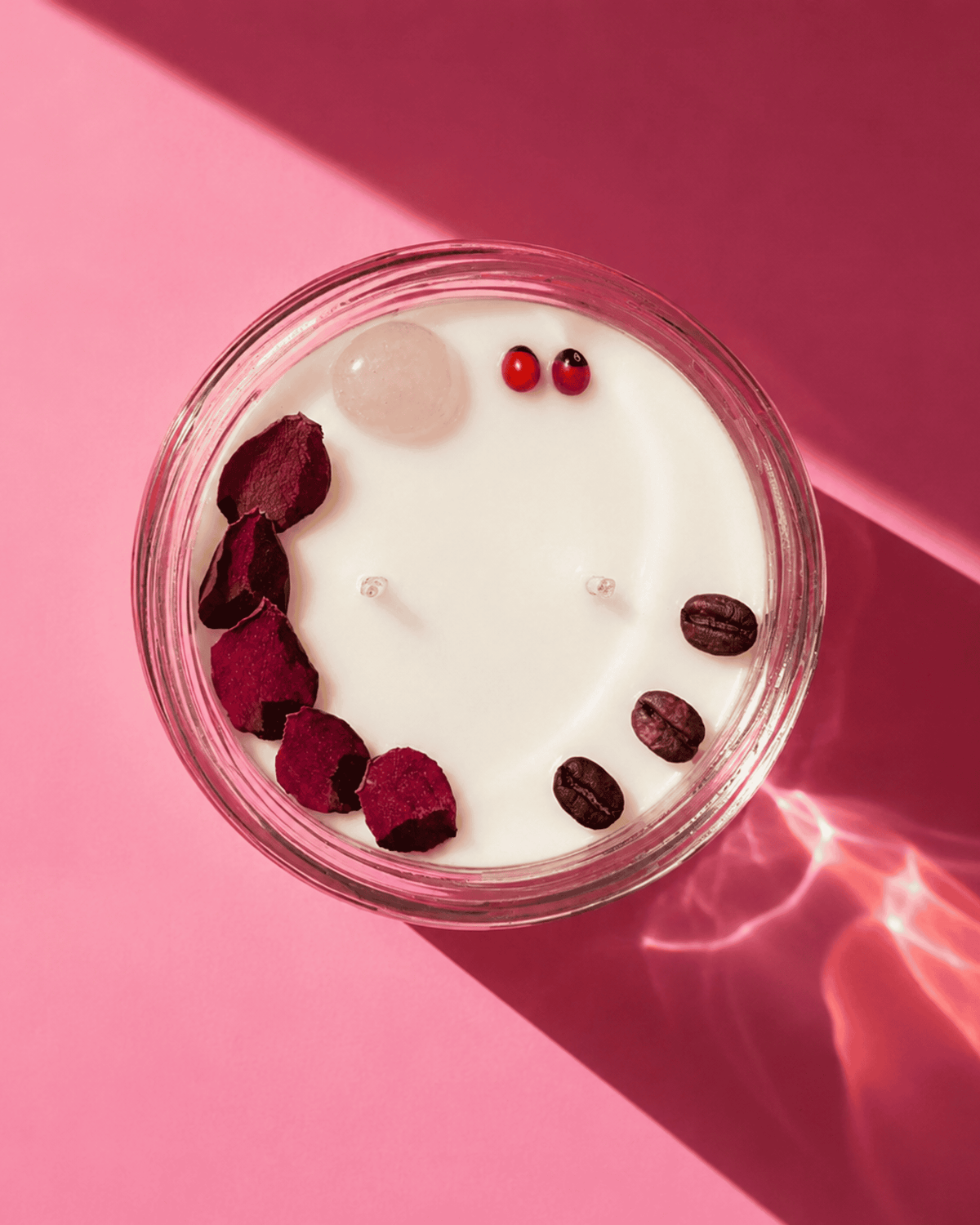 Vela de soya Luna Llena aroma fresas con champagne 240 g