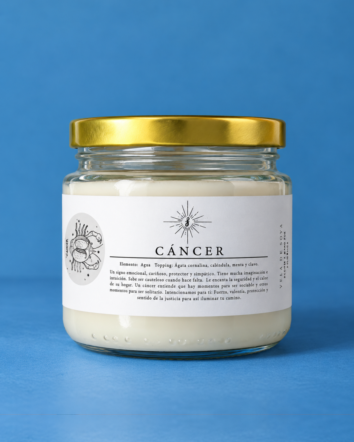 Vela Zodiacal Cáncer 240 g