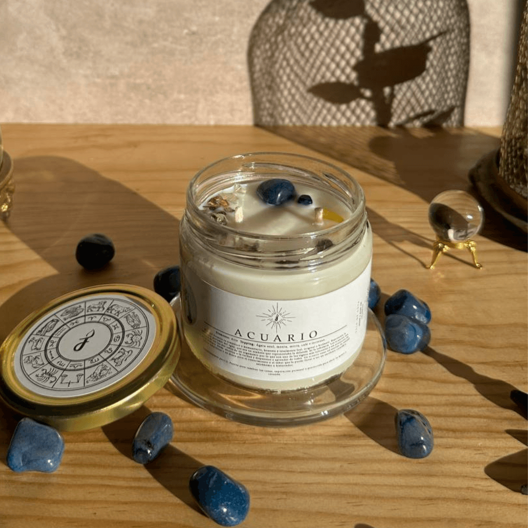 Vela aromática de soya Acuario 240 g