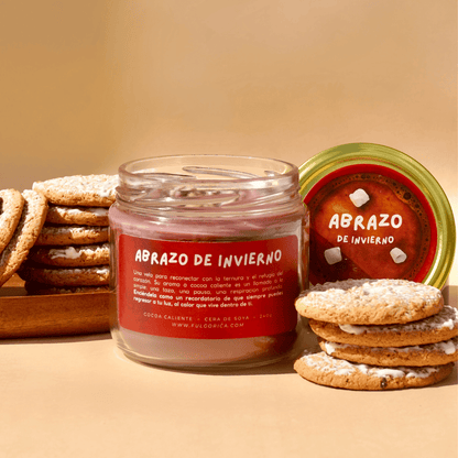 Vela Abrazo de Invierno - aroma a Cocoa Caliente 240 g