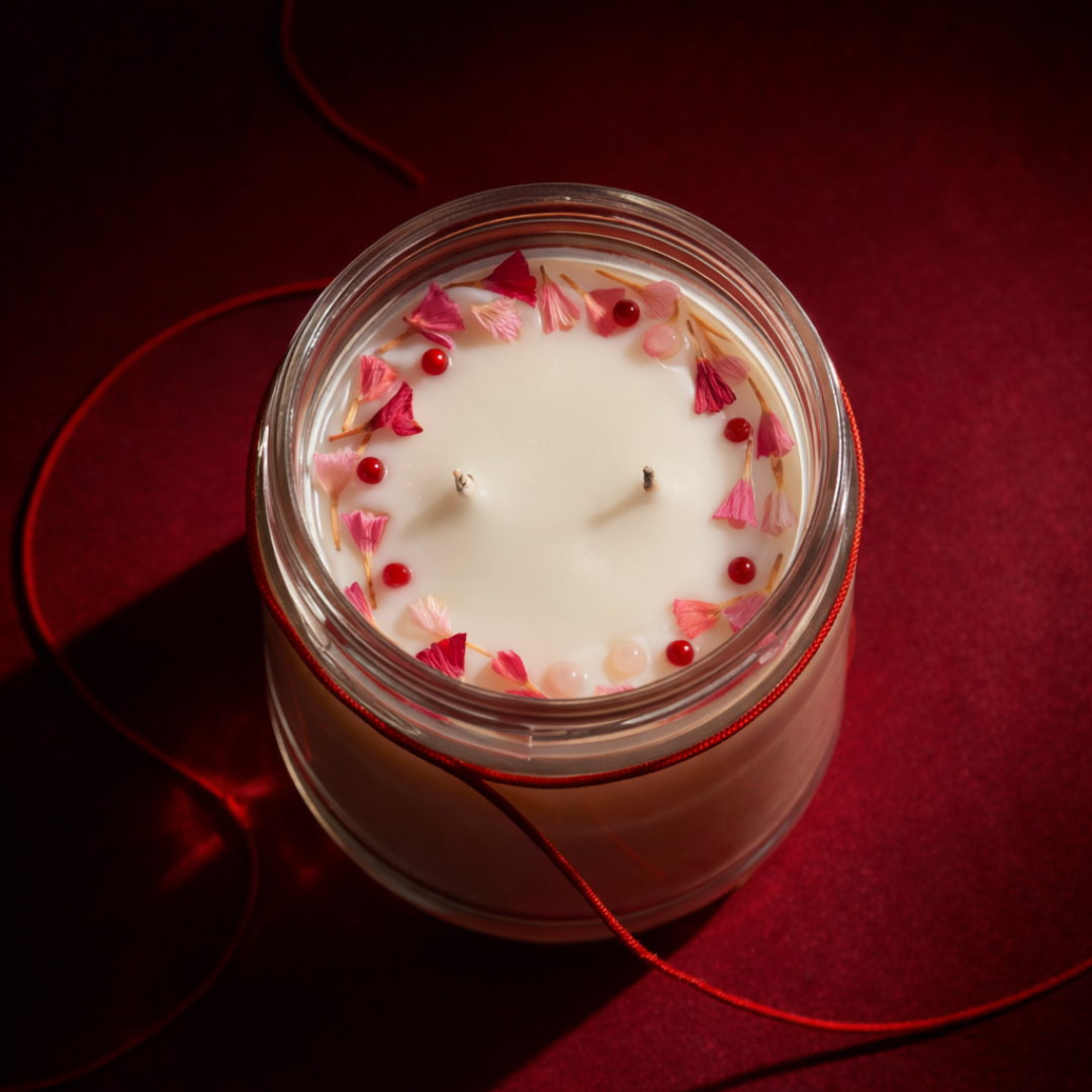 Vela Ritual: Hilo Rojo del Destino | Amor y las Almas Destinadas – 240 g