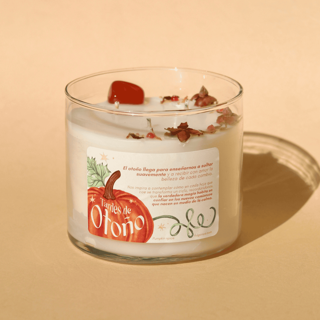 Vela HOME aromática de soya “Tardes de Otoño” – Pumpkin Spice 411 g (Copia)