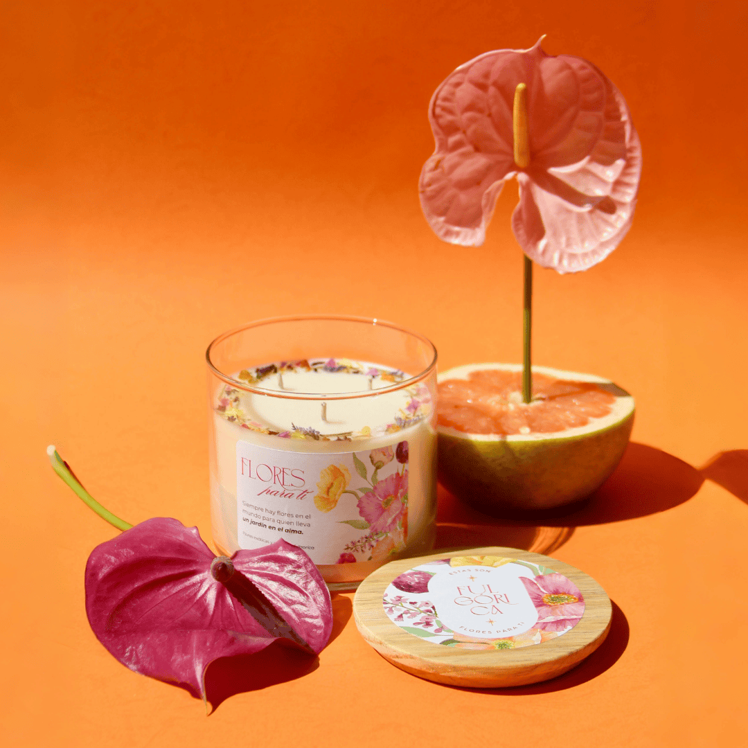 Vela aromática HOME regalo del Día de las Madres - Flores para ti 411g