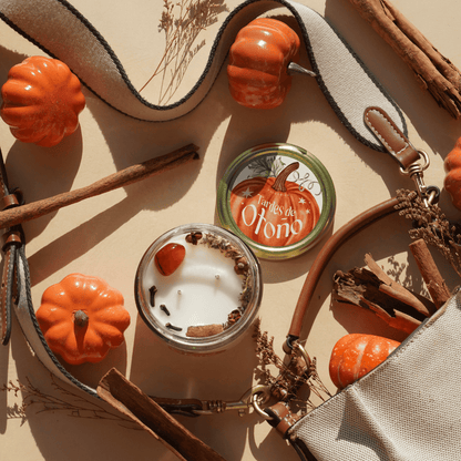 Vela aromática de soya “Tardes de Otoño” – Pumpkin Spice 240 g