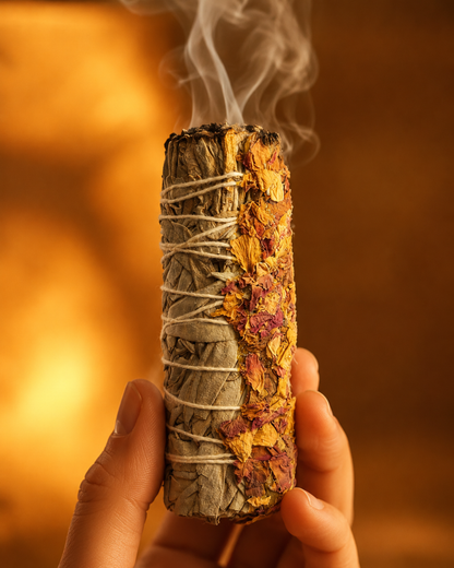 Kit Ritual Portal del León – Vela, Salvia e Inciensos