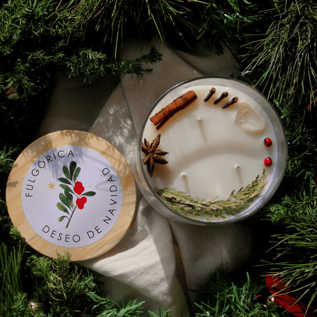 Vela aromática HOME Deseo de Navidad aroma a galleta de jengibre 411 g