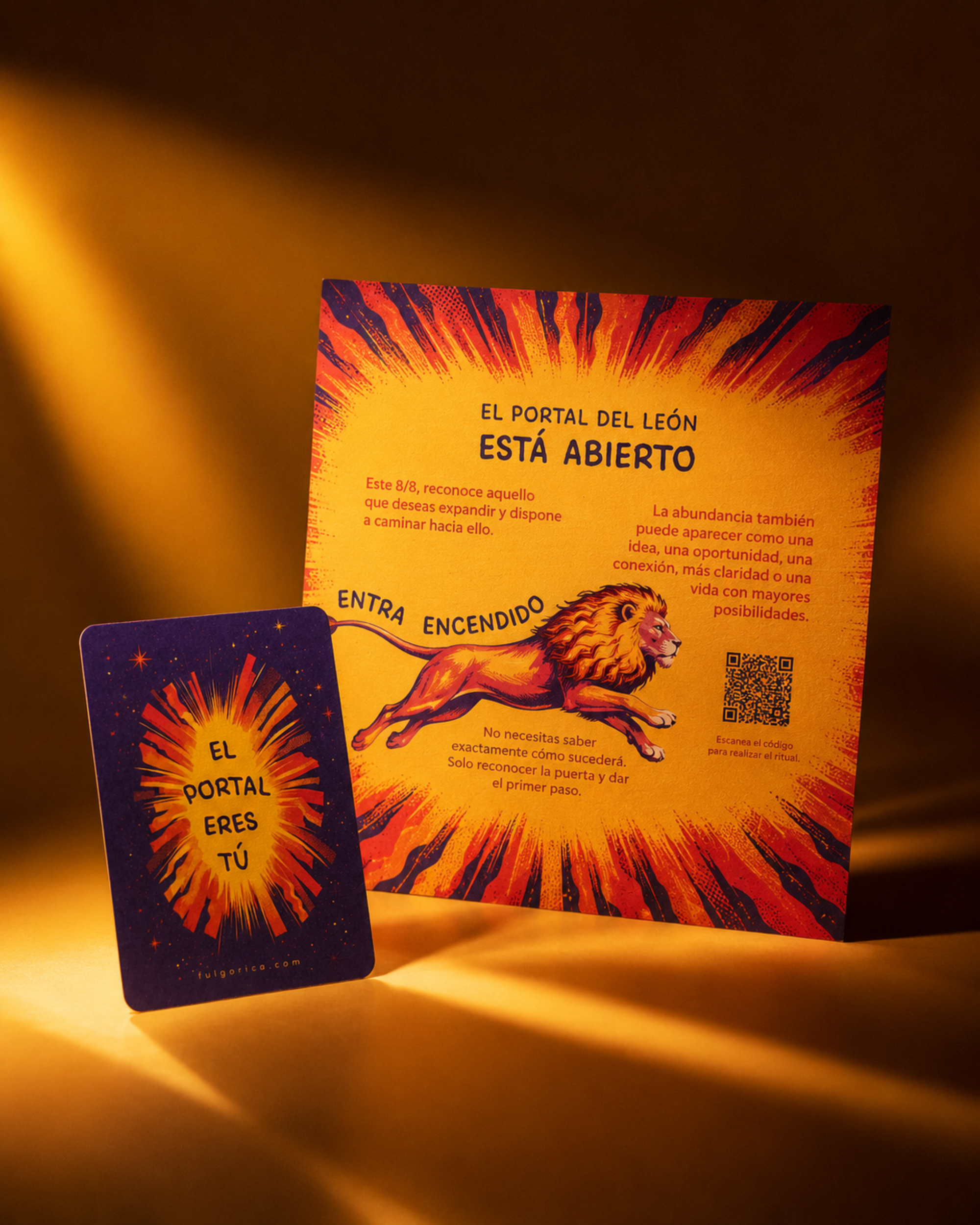 Kit Ritual Portal del León – Vela, Salvia e Inciensos