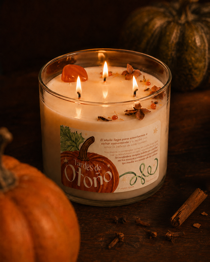 Vela HOME aromática de soya “Tardes de Otoño” – Pumpkin Spice 411 g (Copia)