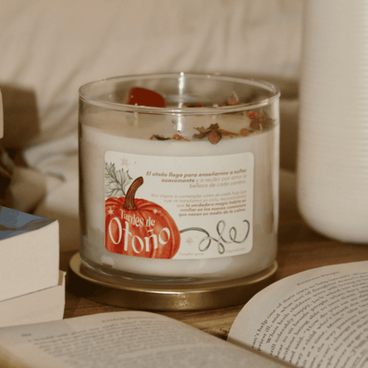 Vela HOME aromática de soya “Tardes de Otoño” – Pumpkin Spice 411 g (Copia)