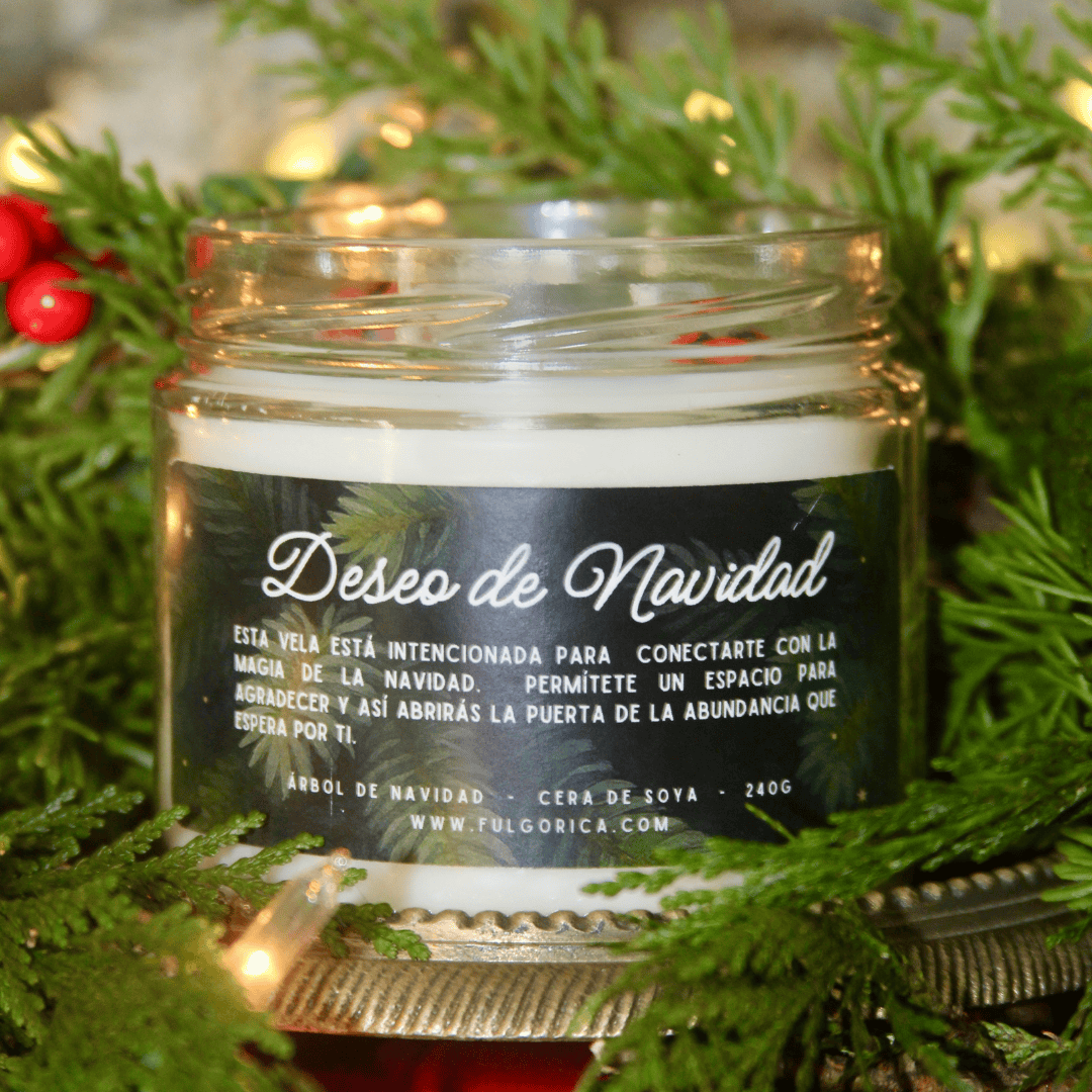 Vela Deseo de Navidad - aroma a Árbol de Navidad 240 g