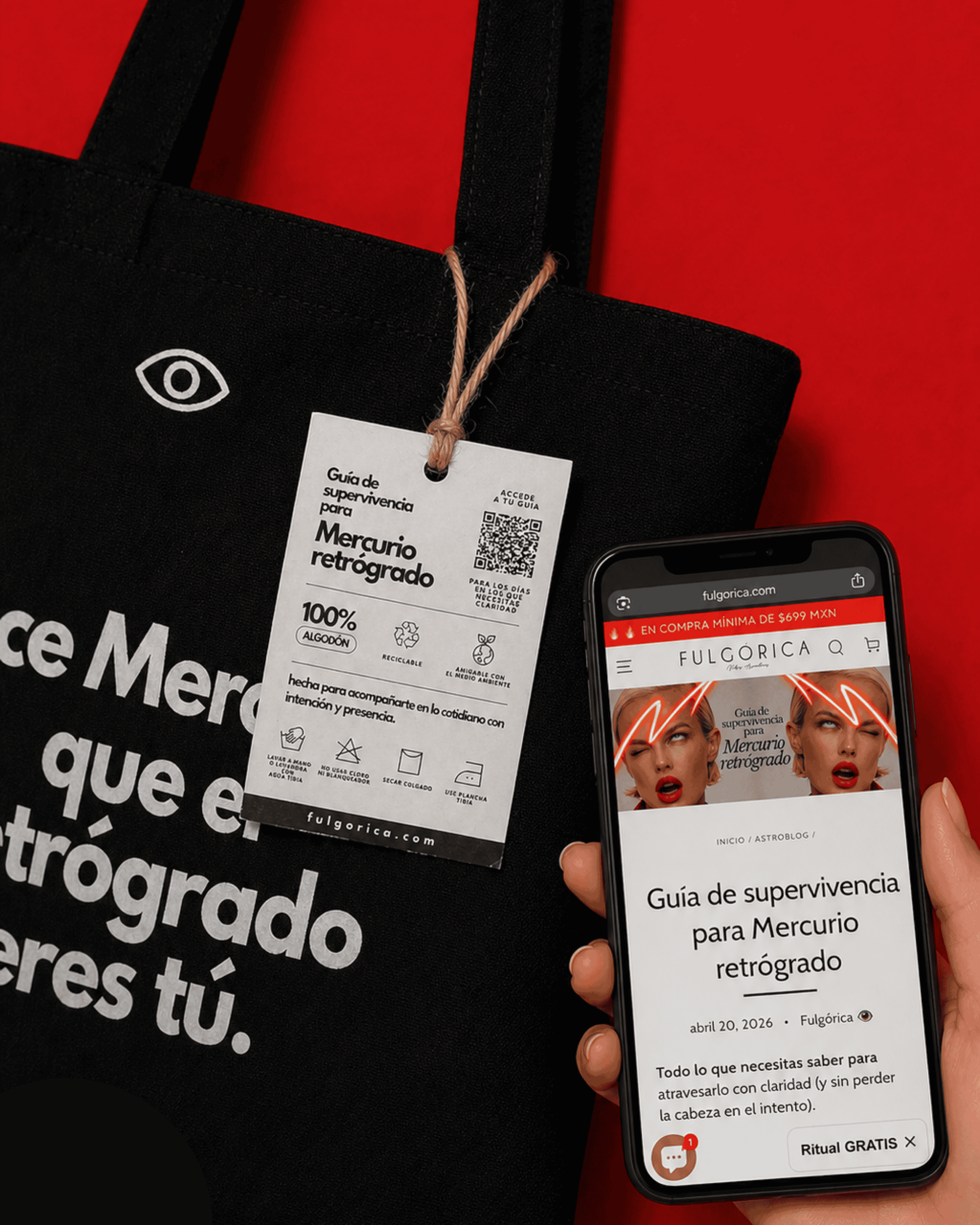 Totebag Mercurio Retrógrado | Edición Fulgórica