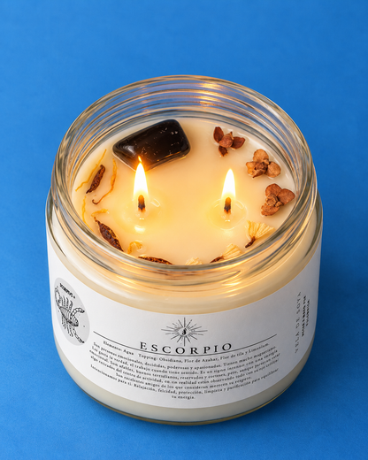 Vela Zodiacal Escorpio de Soya 240 g