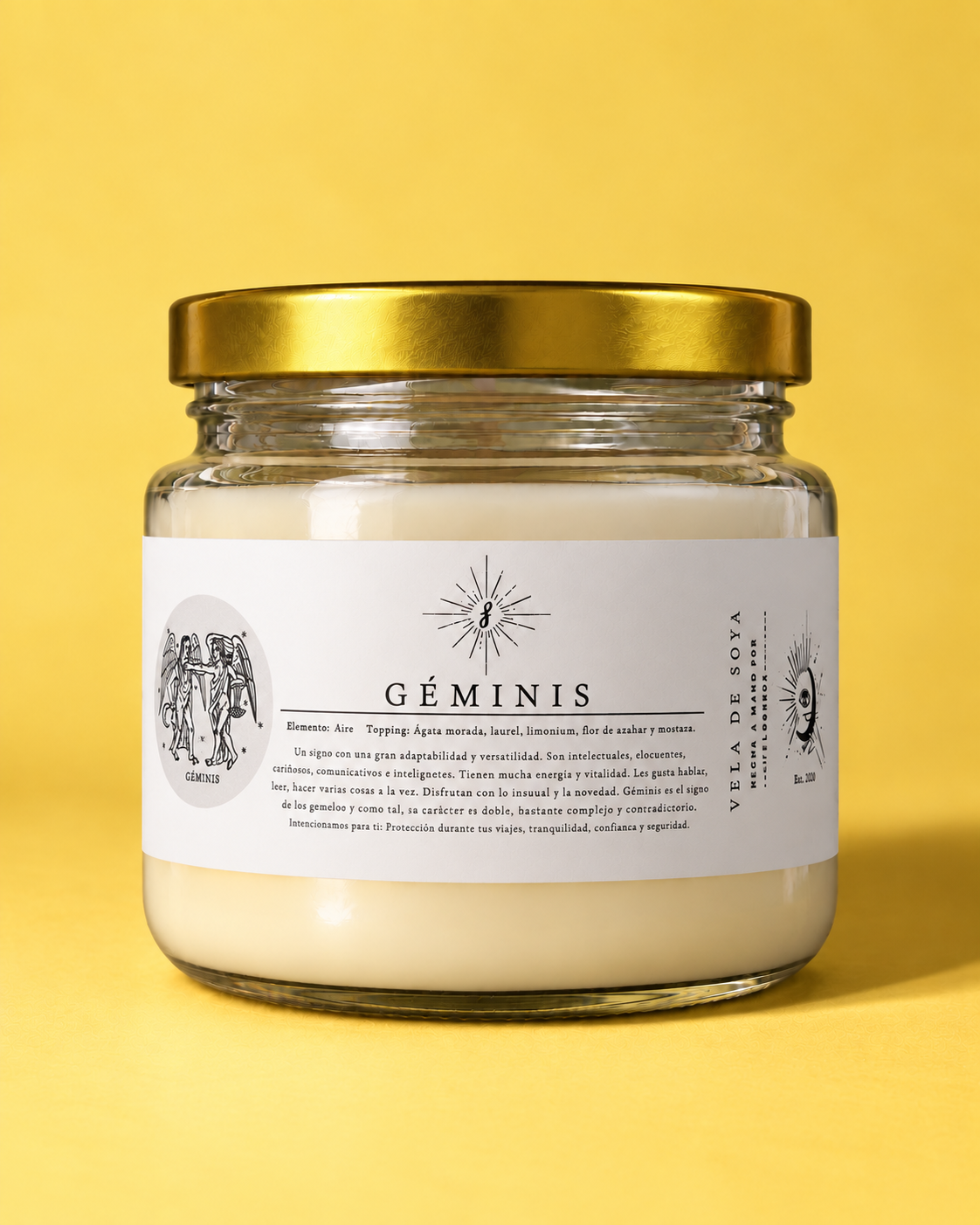 Vela Zodiacal Géminis 240 g