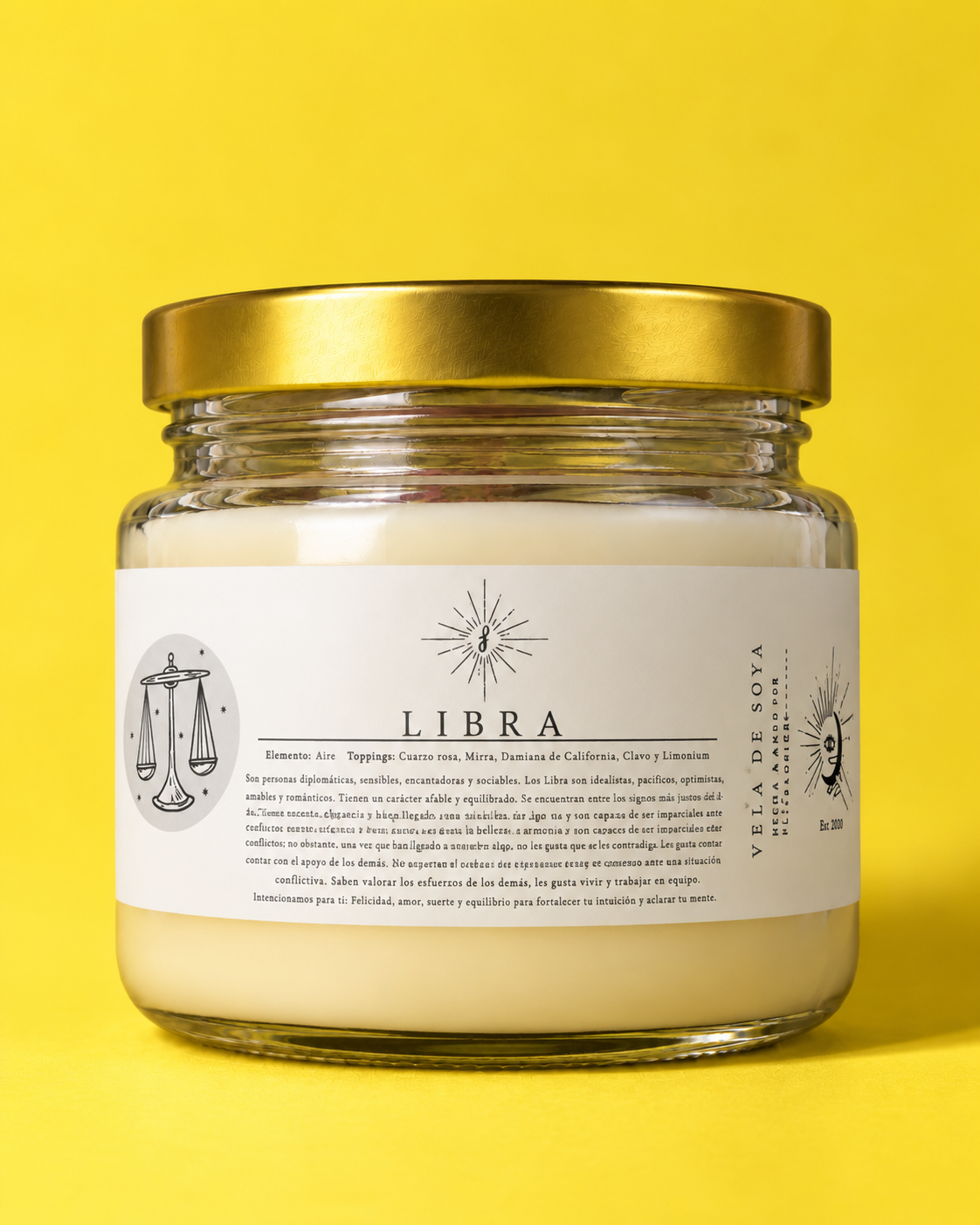 Vela Zodiacal Libra 240 g