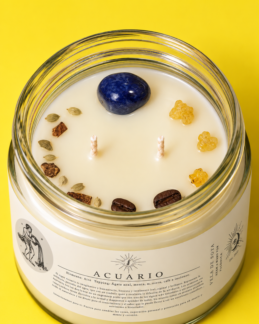 Vela Zodiacal Acuario 240 g