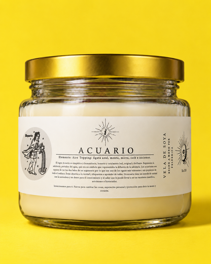 Vela Zodiacal Acuario 240 g