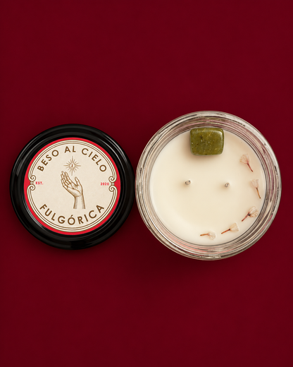 Vela Beso al Cielo — Aroma de Tocador 240g